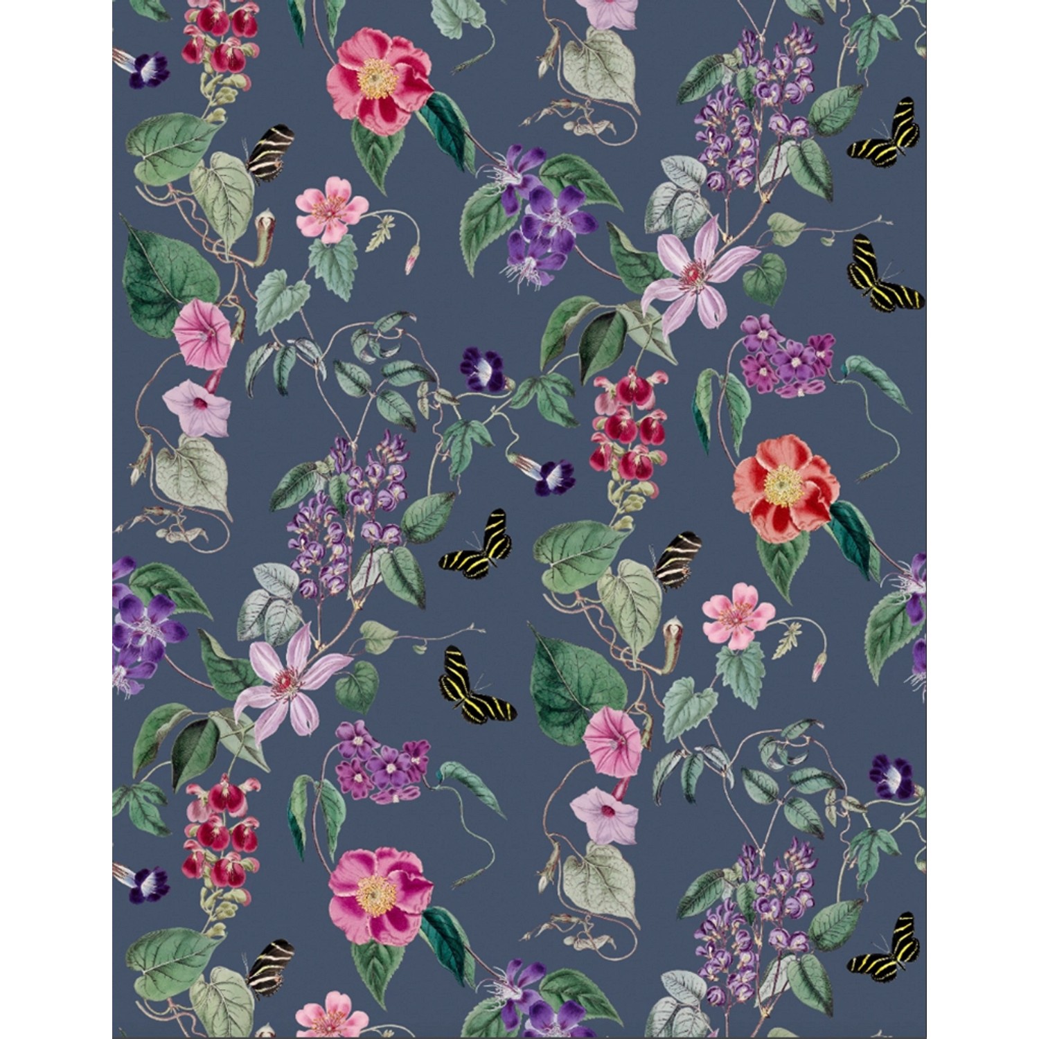 Schöner Wohnen Vliestapete New Delight Floral Blau-Grün 270 x 212 cm FSC® von Schöner Wohnen Kollektion