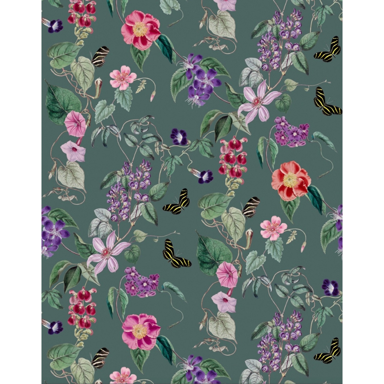 Schöner Wohnen Vliestapete New Delight Floral Dunkelgrün 340 x 265 cm FSC® von Schöner Wohnen Kollektion