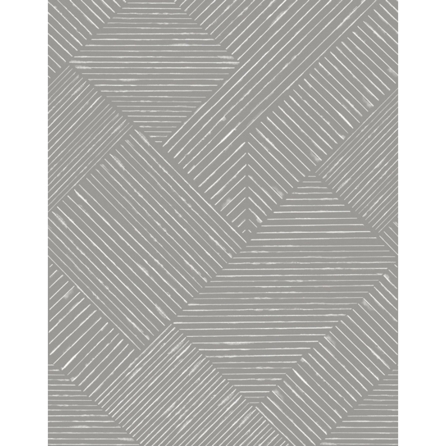 Schöner Wohnen Vliestapete New Delight Streifen Grau-Weiß 270 x 212 cm FSC® von Schöner Wohnen Kollektion