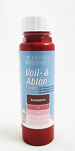 Voll- und Abtönfarbe Brombeerrot 125 ml von Schöner Wohnen