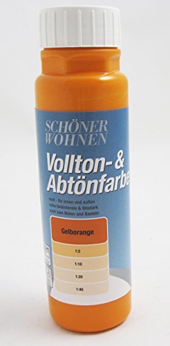 Voll- und Abtönfarbe Gelborange 125 ml von Schöner Wohnen