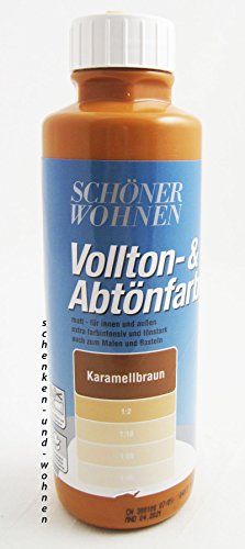Voll- und Abtönfarbe Karamellbraun 500 ml von Schöner Wohnen