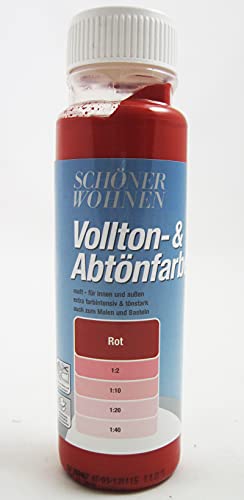 Voll- und Abtönfarbe Rot 125 ml von Schöner Wohnen