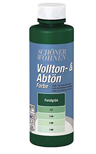 Voll- und Abtönfarbe Forstgrün 250 ml von Schöner Wohnen