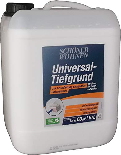 Schöner Wohnen Universal Tiefgrund Farblos Innen und Aussen (10 Liter) von SchönerWohnen