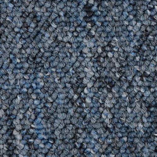 SchönesWohnen Teppichboden Astano Auslegware blau 400x400cm von SchönesWohnen