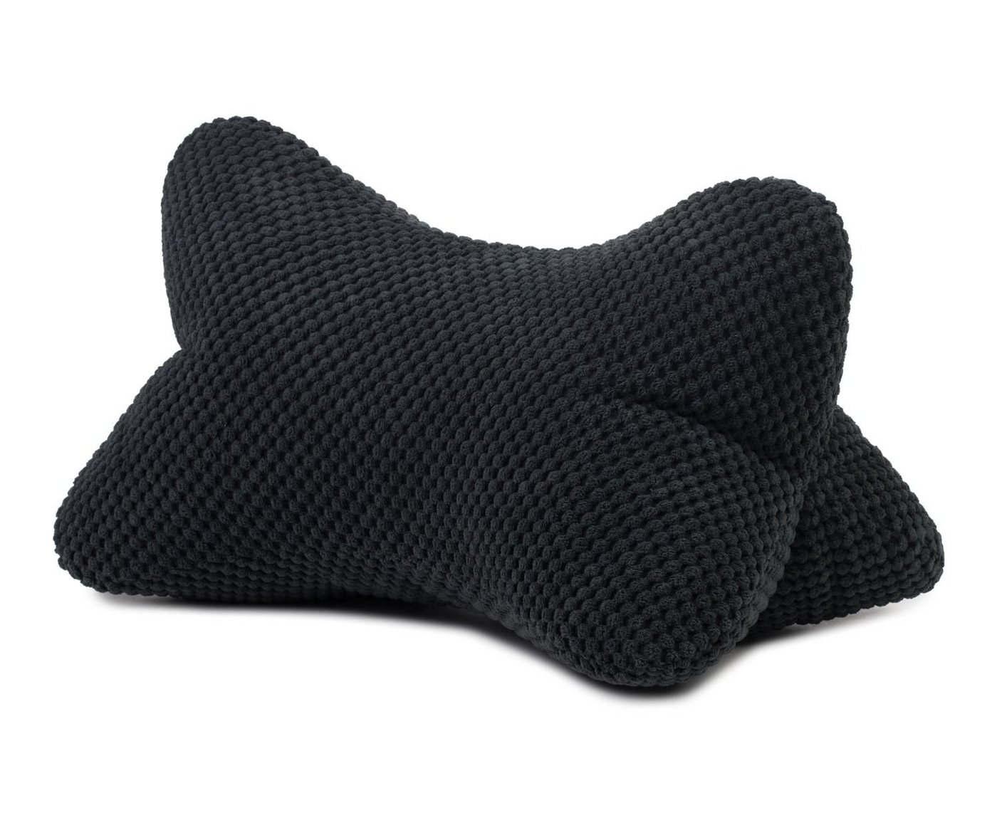 SchönesWohnen24 Nackenstützkissen Leseknochen / Lesekissen Sven Ambiente Mikrofaser 40x25cm Schwarz SchönesWohnen24 Nackenstützkissen Leseknochen / Lesekissen Sven Ambiente Mikrofaser 40x25cm Schwarz von SchönesWohnen24