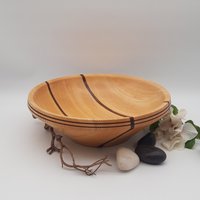 Gedrechselte Holzschale, Kunstdrechseln, Holzschale Gedrechselt von SchoenesausHolzmitUR