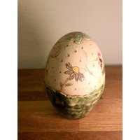 Osterei Huhn Blüten Keramik Osterei Huhn Blüten Keramik von Schoeneteilchen