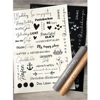 Kerzenfolie Mix, Weiß O. Schwarz, A4, Wasserschiebefolie, Kerzentattoo, Kerzensticker, Tattoofolie, Kerzen Beschriften -Weitere Im Shop Kerzenfolie Mix, Weiß O. Schwarz, A4, Wasserschiebefolie, Kerzentattoo, Kerzensticker, Tattoofolie, Kerzen Beschriften -Weitere Im Shop von SchoenigkeitenShop