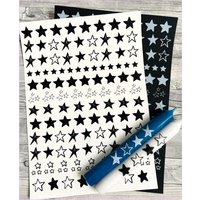 Kerzenfolie Sterne, Weiß, Schwarz, Sonderfarben, A4, Wasserschiebefolie, Kerzentattoo, Kerzensticker, Stern, Sterne, -Weitere Im Shop Kerzenfolie Sterne, Weiß, Schwarz, Sonderfarben, A4, Wasserschiebefolie, Kerzentattoo, Kerzensticker, Stern, Sterne, -Weitere Im Shop von SchoenigkeitenShop