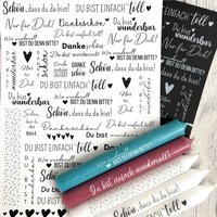 Kerzenfolie Wundervoll, Weiß O. Schwarz, A4, Wasserschiebefolie, Kerzentattoo, Kerzensticker, Danke, Für Dich , Geschenk-Weitere Im Shop Kerzenfolie Wundervoll, Weiß O. Schwarz, A4, Wasserschiebefolie, Kerzentattoo, Kerzensticker, Danke, Für Dich , Geschenk-Weitere Im Shop von SchoenigkeitenShop