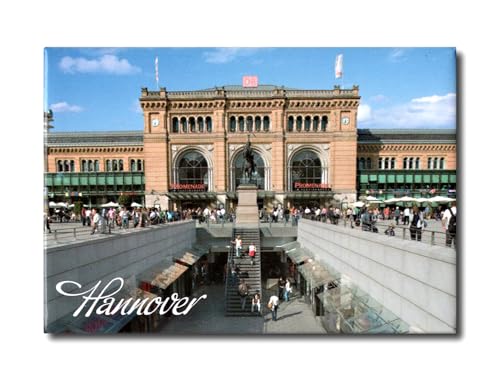 Foto-Magnet Hannover Hauptbahnhof, ca. 8 x 5,4 cm von Schöning Verlag