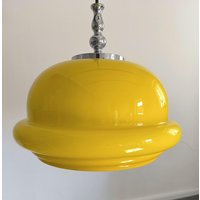 Free Shipping Murano Opalglas Hängeleuchte Space Age 1970Er 70S Leuchte Lampe Italy Handverlesen Farmhouse Sputnik von Schoenitaeten