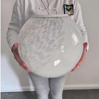 Free Shipping Vetri Murano Pendelleuchte Italy Handverlesen Farmhouse Lampe Handgefertigt Art Glas Big Ball Xxl Kugelleuchte von Schoenitaeten