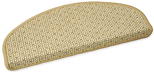 Moderne Stufenmatten Samoa 50x20cm Flachgewebe beige von Schöntex
