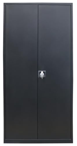 Werkstattschrank mit 4 Fachböden, schwarz, Stahlblechschrank, abschließbar,Korpus und Türen Farbe schwarz Werkstattschrank mit 4 Fachböden, schwarz, Stahlblechschrank, abschließbar,Korpus und Türen Farbe schwarz von Schössmetall