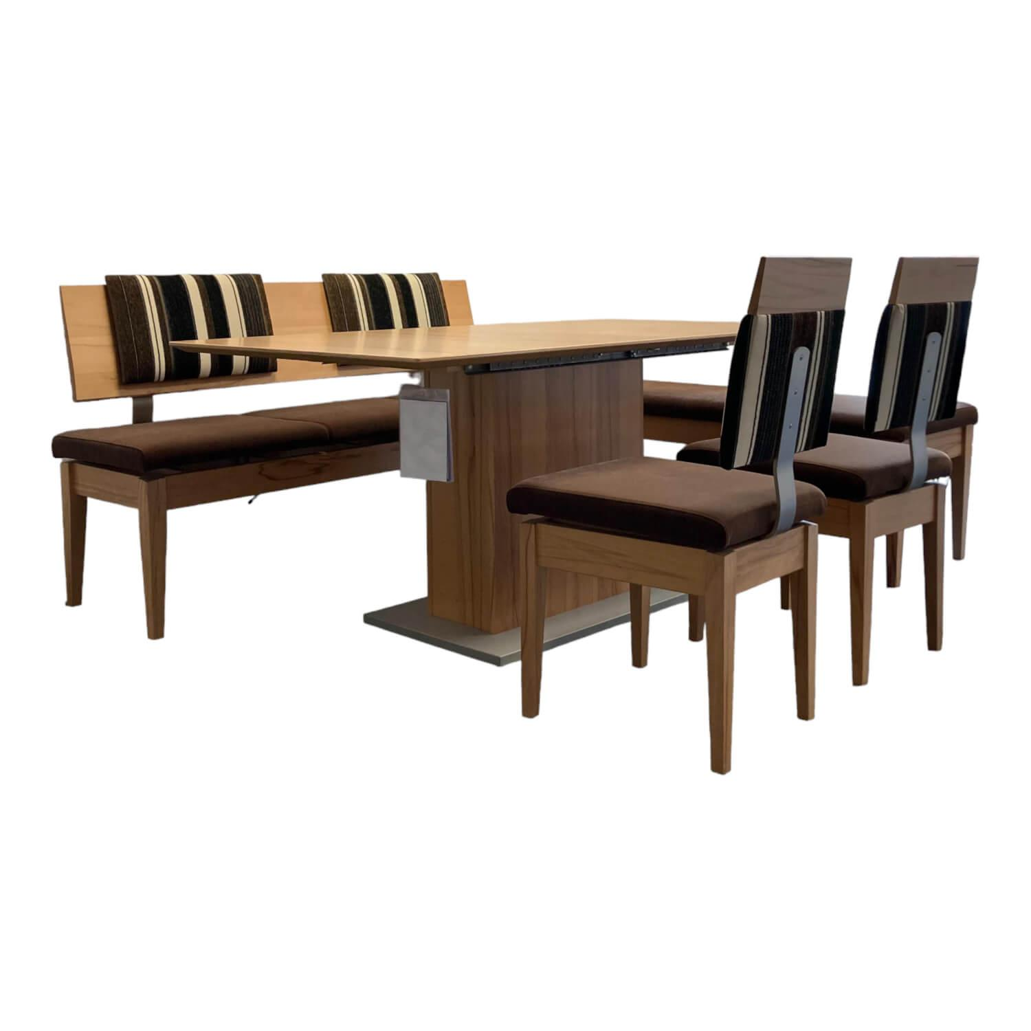 Essgruppe Modell Multisit mit 1 Säulentisch 2 Bänke 2 Stühle mit Funktion von Schösswender