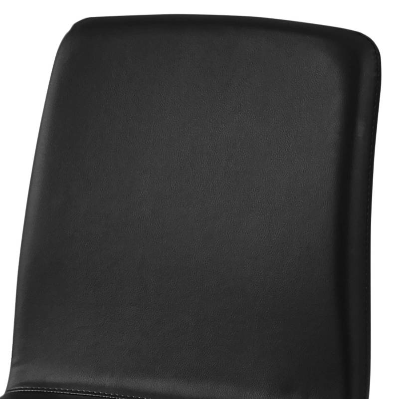 home24 Esszimmerstuhl Karla I 2er-Set 48 x 92 x 56cm Schwarz/Schwarz von home24