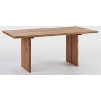 massivline&more Esstisch "Oviedo" aus Massivholz mit natürlich gewachsener Baumkante von Massivline & More