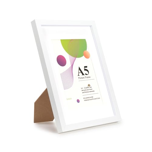 Scholar Tree A5-Rahmen – 1 Packung A5-Bilderrahmen mit Ständer, Tisch- oder Wandaufhängung, 53,3 x 14,8 cm, A5-Bilderrahmen mit Ständer, Tisch- oder Wandaufhängung, 1 Packung Scholar Tree A5-Rahmen – 1 Packung A5-Bilderrahmen mit Ständer, Tisch- oder Wandaufhängung, 53,3 x 14,8 cm, A5-Bilderrahmen mit Ständer, Tisch- oder Wandaufhängung, 1 Packung von Scholartree