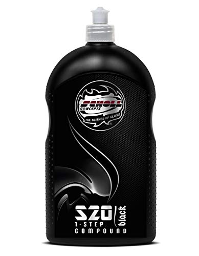 SCHOLL Concepts S20 BLACK Real 1-Step Paste | 1kg | Hochleistungs-Schleifpaste | Äußerst breites Leistungsspektrum | Überragende Glanzeigenschaften von Scholl Concepts