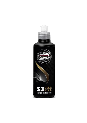 Scholl Concepts - Premium Polierpaste Auto S3 GOLD XXL Extra-Heavy-Cut 250g - Hochwertige Schleifpolitur zum Kratzer entfernen - Made in Germany Scholl Concepts - Premium Polierpaste Auto S3 GOLD XXL Extra-Heavy-Cut 250g - Hochwertige Schleifpolitur zum Kratzer entfernen - Made in Germany von Scholl Concepts