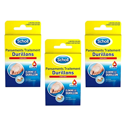 Scholl Durillons Wundpflaster, 3 Packungen à 4 Stück von Scholl