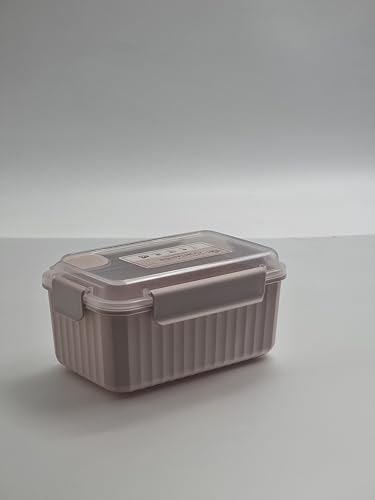 schone Gerippter Frischhaltedose mit Clip-Verschluss, 960 ml Fassungsvermögen, luftdichter Deckel mit Lüftungsschlitz, gefriergeeignet, mikrowellen- und spülmaschinenfest, BPA-frei, natürlich schone Gerippter Frischhaltedose mit Clip-Verschluss, 960 ml Fassungsvermögen, luftdichter Deckel mit Lüftungsschlitz, gefriergeeignet, mikrowellen- und spülmaschinenfest, BPA-frei, natürlich von Schone