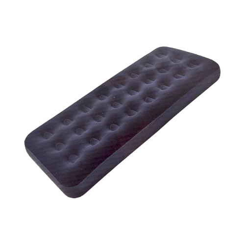 schone Single Flocked Air Bed - Aufblasbare Luftmatratze mit weicher Oberfläche, 185 x 76 x 22 cm, wasserdichtes PVC, für Camping, Gästegebrauch, Reisen oder Zuhause schone Single Flocked Air Bed - Aufblasbare Luftmatratze mit weicher Oberfläche, 185 x 76 x 22 cm, wasserdichtes PVC, für Camping, Gästegebrauch, Reisen oder Zuhause von Schone
