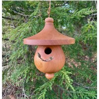 Vogelhaus, Nutzbar Black Cherry Und Ambrosia Maple Zen Vogelhaus Vogelhaus, Nutzbar Black Cherry Und Ambrosia Maple Zen Vogelhaus von SchoolhouseWoodcraft