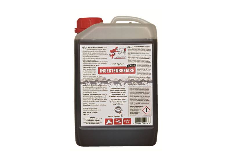 Schopf Riders Insektenspray IR 35/10 Insektenbremse Insektenschutz für Pferde - 3 Liter, 3 l, 3000 ml von Schopf Riders