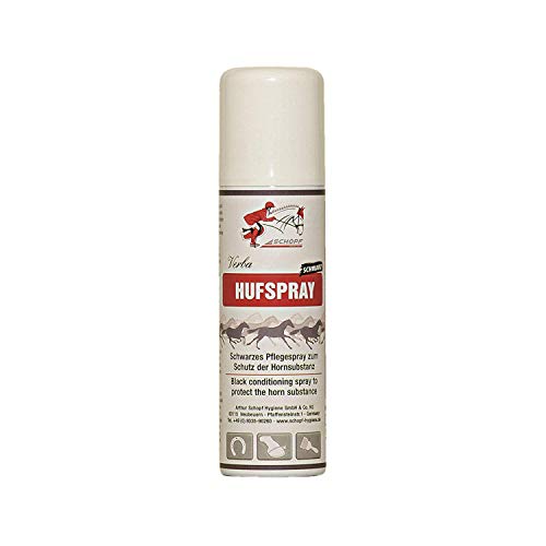 Schopf Verba Hufspray schwarz 200 ml, Pflegespray zum Schutz der Hornsubstanz Schopf Verba Hufspray schwarz 200 ml, Pflegespray zum Schutz der Hornsubstanz von Schopf Riders