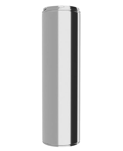 Edelstahl Schornsteinverlängerung - Doppelwandiges Schornsteinrohr in allen Längen und Durchmessern (Ø 180mm, 1000mm) von Schornstein-es