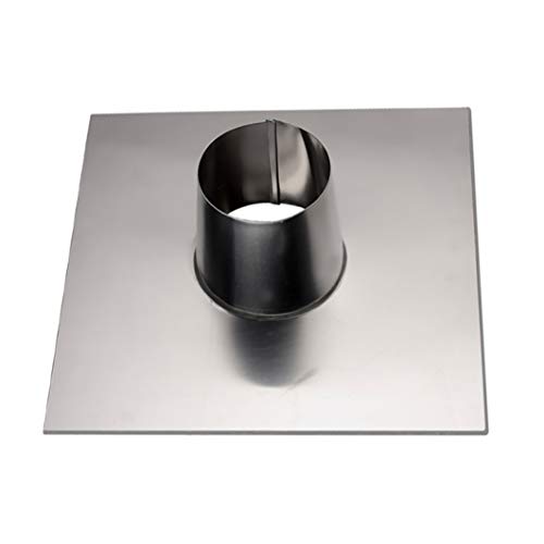 Schornstein Dachdurchführung inklusive Wetterkragen in allen Neigungen und Durchmessern (Außendurchmesser Ø250mm, 0° Aluminium) von Schornstein-es