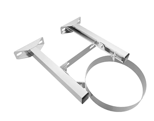 Schornstein Wandhalterung - Verstellbarer Wandhalter aus Edelstahl in allen Durchmessern und Wandabständen (Außendurchmesser Ø230mm, Wandabstand 200-350mm) von Schornstein-es