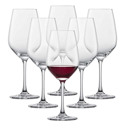 SCHOTT ZWIESEL Burgunder Rotweinglas Viña (6er-Set), zeitlose Burgundergläser für Rotwein, spülmaschinenfeste Tritan-Kristallgläser, Made in Germany (Art.-Nr. 110458) von Schott Zwiesel