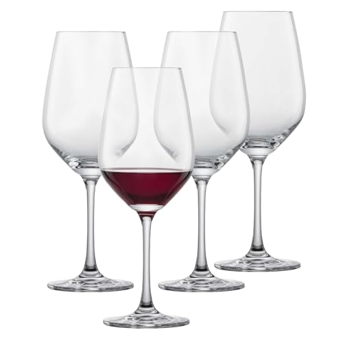 SCHOTT ZWIESEL Burgunder Rotweinglas Forté (4er-Set), zeitlose Burgundergläser für Rotwein, spülmaschinenfeste Tritan-Kristallgläser, Made in Germany (Art.-Nr. 123611) von Schott Zwiesel