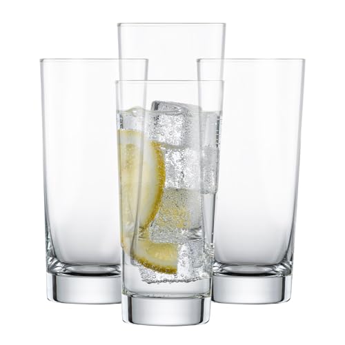 SCHOTT ZWIESEL Longdrinkglas Bar Special (4er-Set), geradliniges Trinkglas für Longdrinks, spülmaschinenfeste Tritan-Kristallgläser, Made in Germany (Art.-Nr. 123639) von Schott Zwiesel