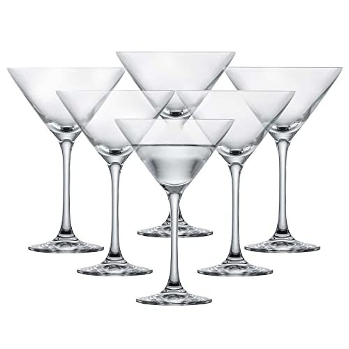 SCHOTT ZWIESEL Martiniglas Classico (6er-Set), klassische Martini Gläser, spülmaschinenfeste Tritan-Kristallgläser, Made in Germany (Art.-Nr. 109398) von Schott Zwiesel