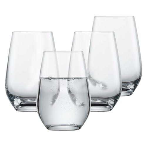 SCHOTT ZWIESEL Universalbecher Forté (4er-Set), vielseitig einsetzbare Trinkgläser, spülmaschinenfeste Tritan-Kristallgläser, Made in Germany (Art.-Nr. 123931) von Schott Zwiesel