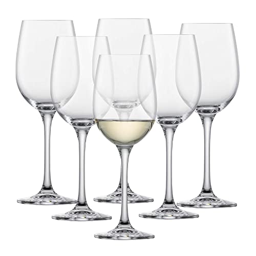 SCHOTT ZWIESEL Weißweinglas Classico (6er-Set), klassische Weingläser für Weißwein, spülmaschinenfeste Tritan-Kristallgläser, Made in Germany (Art.-Nr. 123656) von Schott Zwiesel