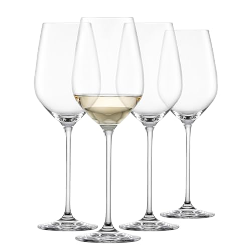 SCHOTT ZWIESEL Weißweinglas Fortissimo (4er-Set), elegante Weingläser für Weißwein, spülmaschinenfeste Tritan-Kristallgläser, Made in Germany (Art.-Nr. 123684) von Schott Zwiesel