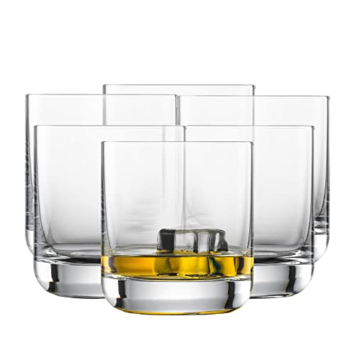SCHOTT ZWIESEL Whiskyglas Convention (6er-Set), geradliniger Tumbler für Whisky, spülmaschinenfeste Tritan-Kristallgläser, Made in Germany (Art.-Nr. 175531) von Schott Zwiesel