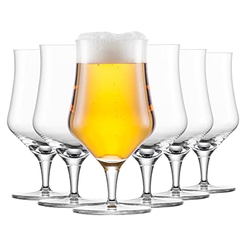 SCHOTT ZWIESEL Universalglas Beer Basic Craft 0,3 (6er-Set), klassisches Bierglas für Craft Beer, spülmaschinenfeste Tritan-Kristallgläser, Made in Germany (Art.-Nr. 121390) von Schott Zwiesel