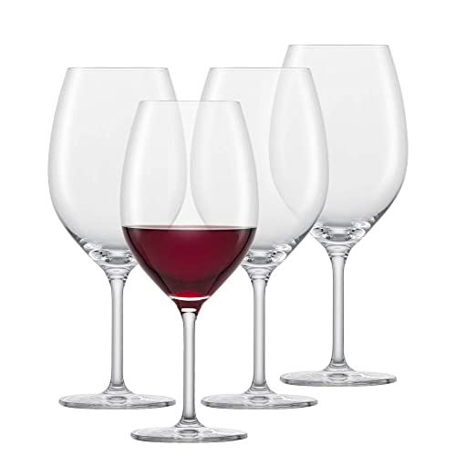 SCHOTT ZWIESEL Bordeaux Rotweinglas For You (4er-Set), zeitlose Bordeauxgläser für Rotwein, spülmaschinenfeste Tritan-Kristallgläser, Made in Germany (Art.-Nr. 121869) von Schott Zwiesel