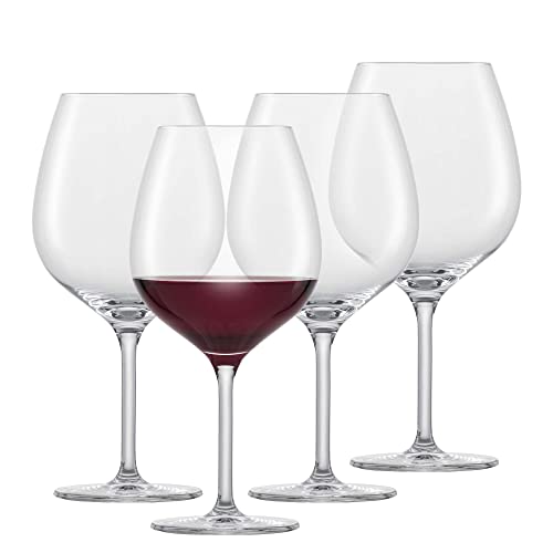 SCHOTT ZWIESEL Burgunder Rotweinglas For You (4er-Set), bauchige Burgundergläser für Rotwein, spülmaschinenfeste Tritan-Kristallgläser, Made in Germany (Art.-Nr. 121870) von Schott Zwiesel