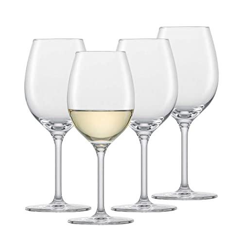SCHOTT ZWIESEL Chardonnay Weißweinglas For You (4er-Set), zeitlose Weingläser für Weißwein, spülmaschinenfeste Tritan-Kristallgläser, Made in Germany (Art.-Nr. 121871) von Schott Zwiesel