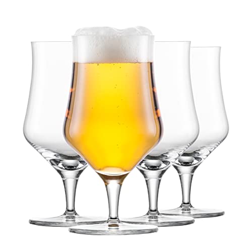 SCHOTT ZWIESEL Universalglas Beer Basic Craft 0,3 (4er-Set), klassisches Bierglas für Craft Beer, spülmaschinenfeste Tritan-Kristallgläser, Made in Germany (Art.-Nr. 130013) von Schott Zwiesel