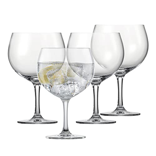 SCHOTT ZWIESEL Gin Tonic Glas Bar Special (4er-Set), bauchige Longdrinkgläser für Gin Tonic, spülmaschinenfeste Tritan-Kristallgläser, Made in Germany (Art.-Nr. 130002) von Schott Zwiesel